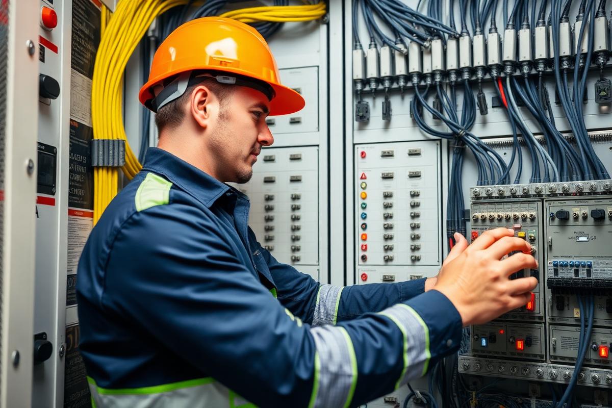 Industrial electrical work